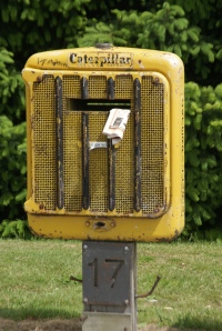 Caterpillar Postbox, Arthur's Point, NZ