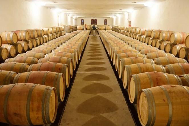 New wine barrels of beatiful French oak at Chateau Lanessan in the Haut Medoc. The contents are rather pleasant too, fuelling this post...